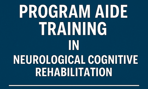 Program Aid Training: Effective Support in Neurological Cognitive Rehabilitation